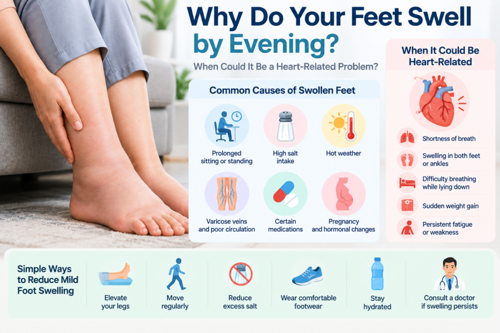 common causes of swollen feet